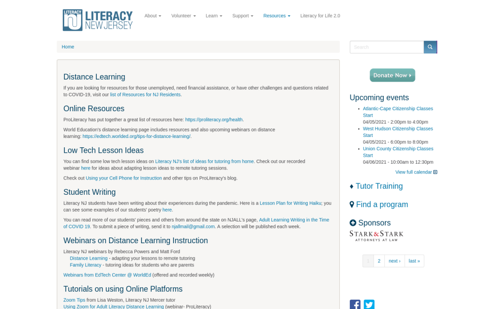 Visit website for Distance Learning Ideas