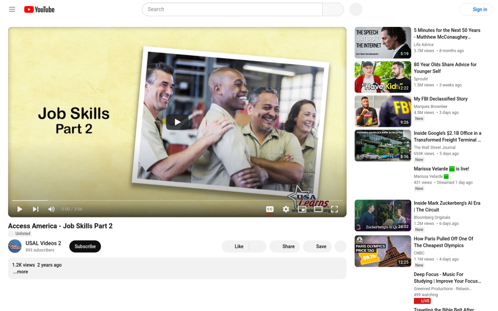 Visit website for Job Skills - Soft Skills