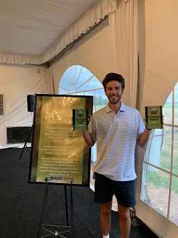 Congratulations, Richie Cease, double contest winner: Closest to the Pin AND Longest Drive.